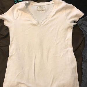 White maternity T-shirt
